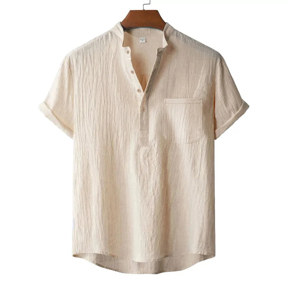 Portofino Linen Henley