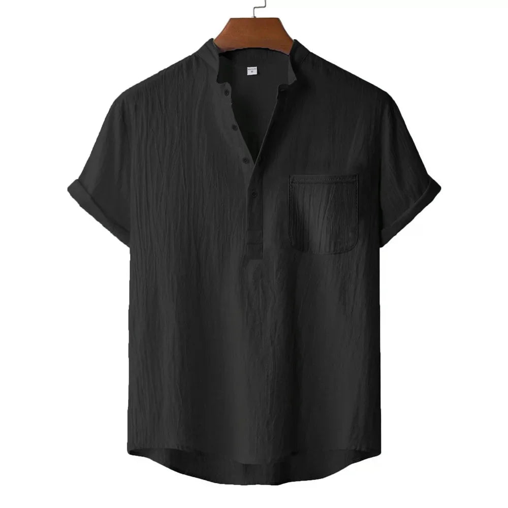 Portofino Linen Henley