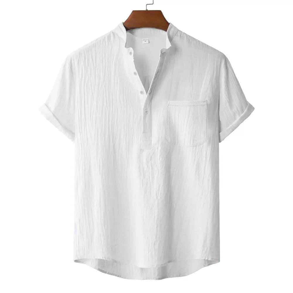 Portofino Linen Henley