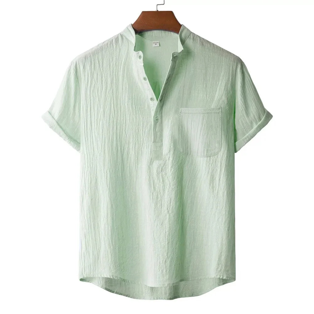 Portofino Linen Henley